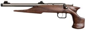 Keystone Chipmunk Hunter single-shot bolt-action pistol 22 S/L/LR stainless finish walnut stock