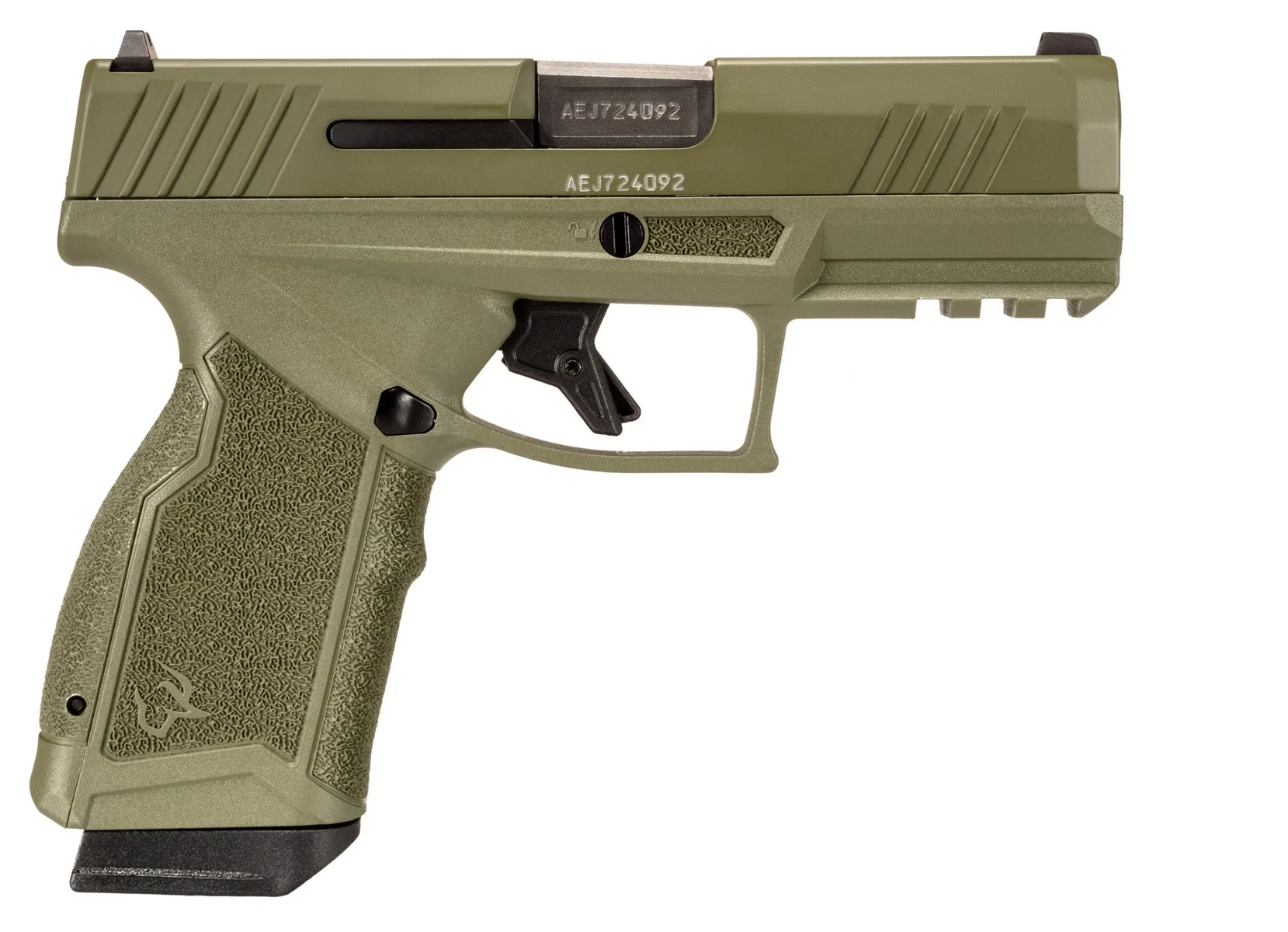 Taurus GX4 Carry 9mm 3.7in Sniper Green polymer pistol with two magazines