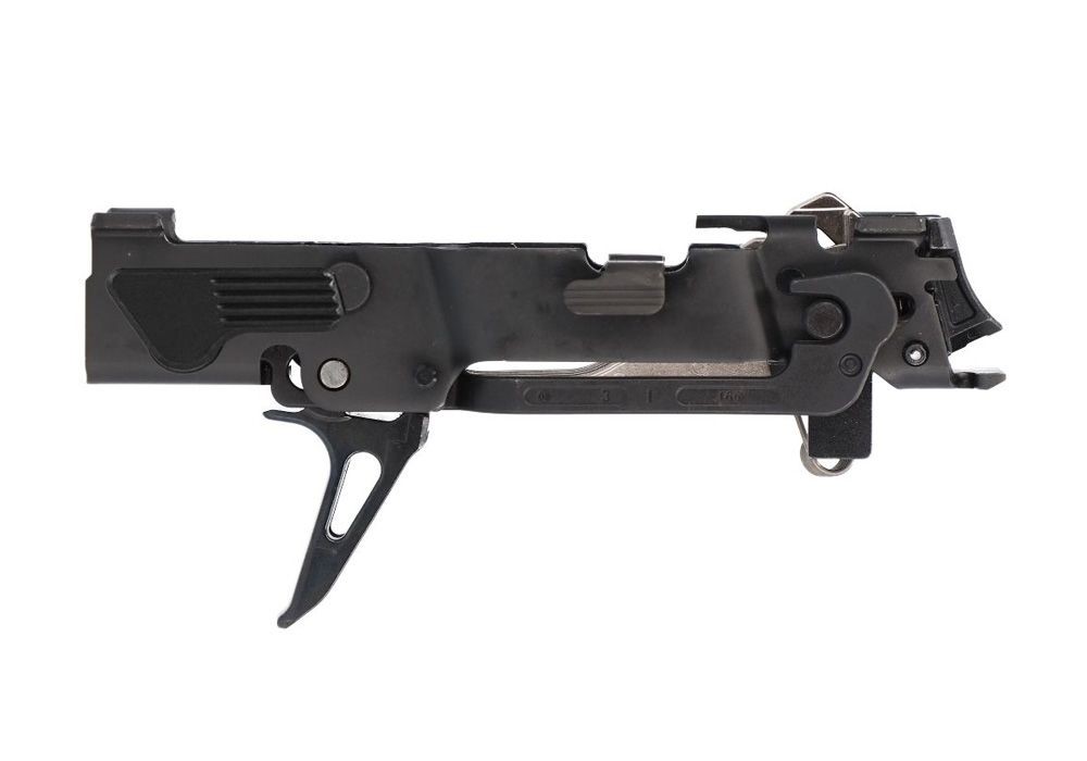 Sig Sauer P320 Custom Works Fire Control Unit Black Nitride flat skeletonized trigger