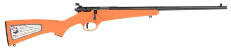 Savage Arms 13810 Rascal Youth 22 LR 1rd 16.12" Blued Barrel, Blued Carbon Steel Receiver, Orange Synthetic Stock, Right Hand
