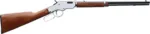 Taylors & Company 550223 Uberti Scout 22 LR Caliber with 14+1 Capacity, 19" Blued Barrel, Chrome-Plated Metal Finish & Walnut Stock Right Hand (Full Size)