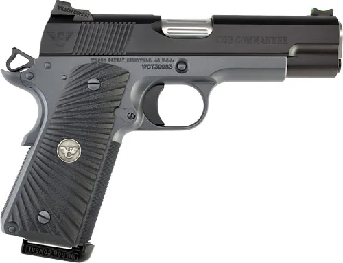 Wilson Combat CQB Commander 1911 pistol .45 ACP black finish with G10 grips