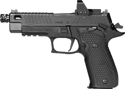 Sig Sauer P226 ZEV 9mm 4.9in threaded with ROMEO1PRO and G10 grips