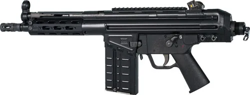 PTR 91 PDWR .308 pistol in black with M-LOK handguard and welded Picatinny rail