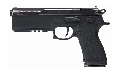 IFG FK BRNO PSDFS-75 pistol, polymer frame, nitride dark gray steel slide, optics cut