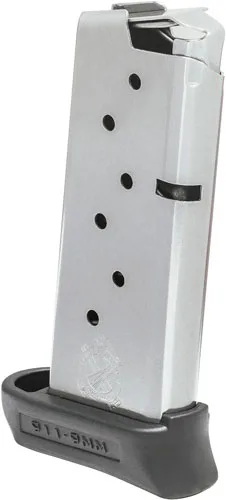 SPRINGFIELD MAGAZINE 911 9MM - 7RD STAINLESS STEEL