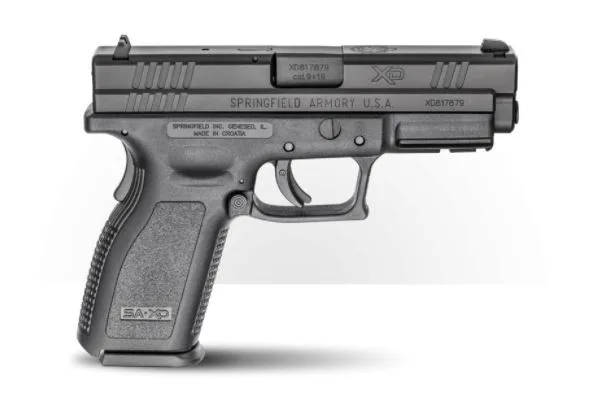 Springfield Armory XD Service 9mm 4-inch pistol in black, two magazines included