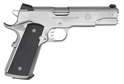 Springfield Armory 1911 TRP Service .45 ACP 5-inch stainless pistol with black G10 grips