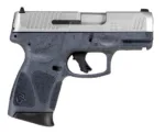 Taurus G3C 9mm gray splatter polymer frame with stainless slide and 3.2-inch barrel