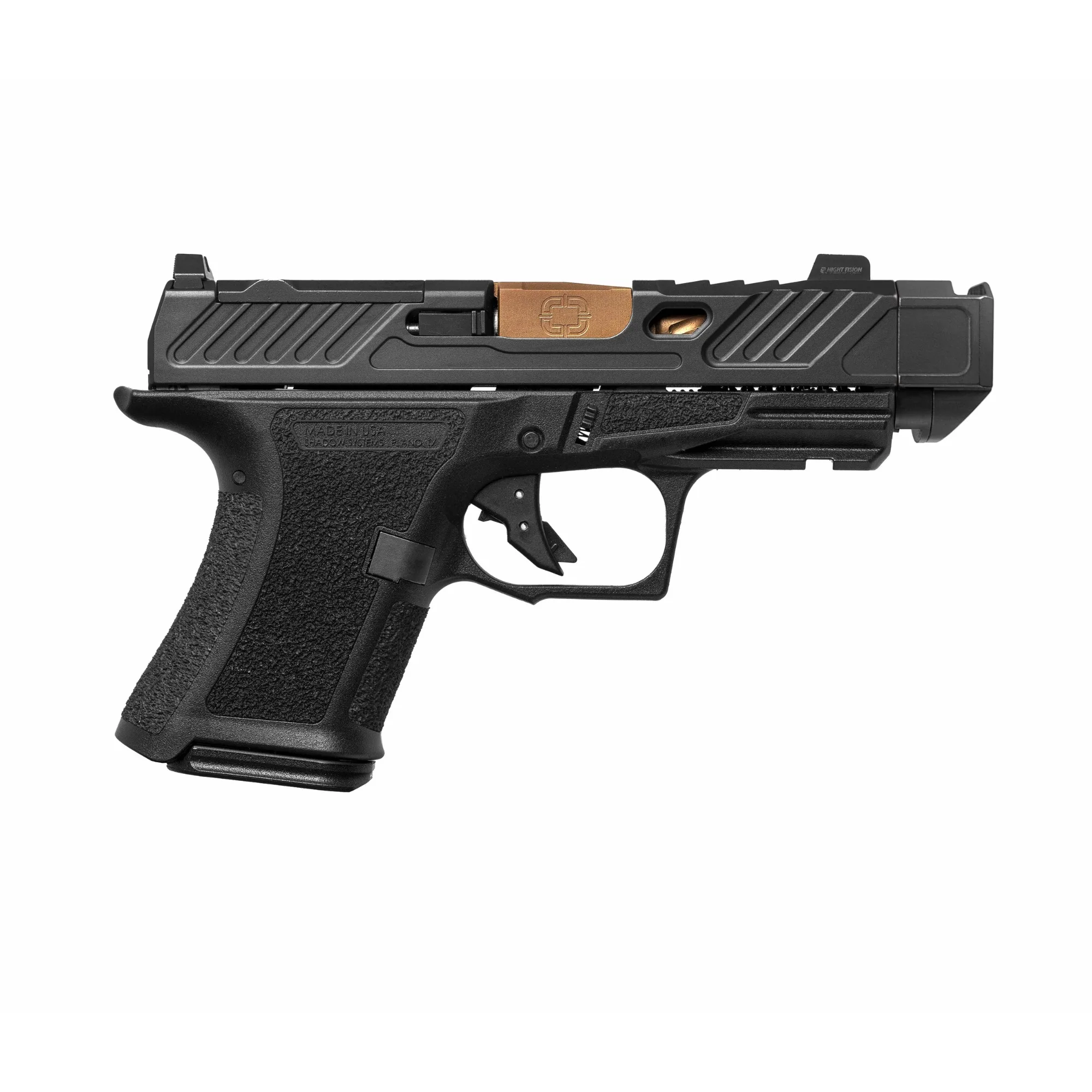 Shadow Systems CR920P Elite 9mm pistol with 10-round magazine and optic-cut slide