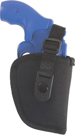 Allen 44809 Cortez OWB, Size 09 Black Polyester, Fits Small Frame 5rd Revolver w/Hammer Spur, Belt Loop Mount Right Hand