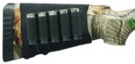 Hunters Specialties 00685 Buttstock Shell Holder  Black Elastic 5rd Shotgun