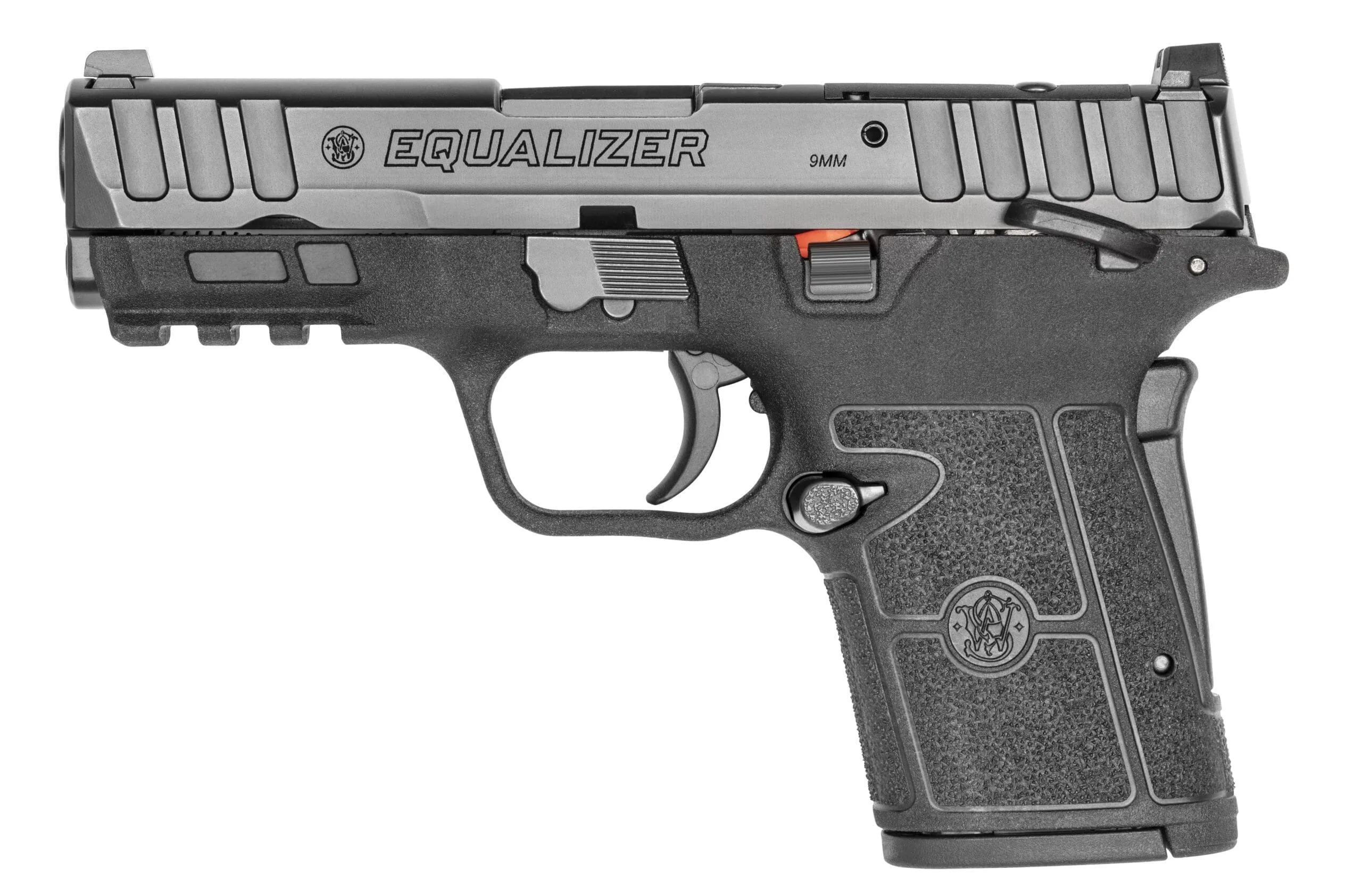 Smith & Wesson Equalizer 9mm micro-compact pistol, black polymer frame, optic-ready slide