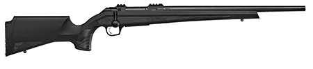 CZ-USA 07401 CZ 600 Alpha 223 Rem 5+1 24" Black Steel Threaded Barrel, Black Aluminum Receiver, Integrated Picatinny Rail Base, Black Fixed Soft Touch Stock