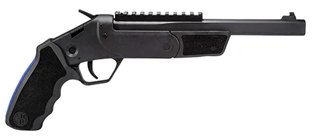 Rossi SSPB9BKKIT Brawler 45 Colt (LC)/410 Gauge 1rd 9", Black, Textured Rubber Grips, Optics Mount, Include Holster