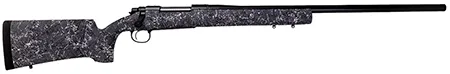 Remington Firearms (New) R84176 700 Long Range Full Size 300 Win Mag 3+1 26" Matte Black Heavy Threaded Barrel, Drilled & Tapped Steel Receiver, Grey w/Black & White Web HS Precision Synthetic Stock