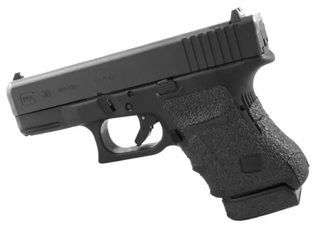 Talon Grips 107R Adhesive Grip Compatible w/ Glock 29SF/30SF/30S/36 Gen3, Black Textured Rubber