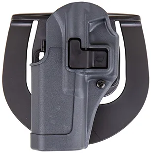 Blackhawk 413513BKL Serpa CQC Sportster OWB Size 13 Gun Metal Gray Polymer Paddle Compatible w/Glock 20/21/37/S&W M&P Left Hand