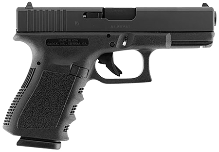 GLOCK 19 Gen 3 9mm compact pistol 4.02in black with two 10-round magazines