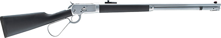 Taylors & Company 220089 1892 Alaskan Take-Down 357 Mag Caliber with 7+1 Capacity, 16" Barrel, Matte Chrome Metal Finish & SoftTouch Black Synthetic Stock Right Hand (Full Size)