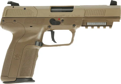 FN Five-seveN 5.7x28mm Flat Dark Earth pistol with 4.8 inch barrel