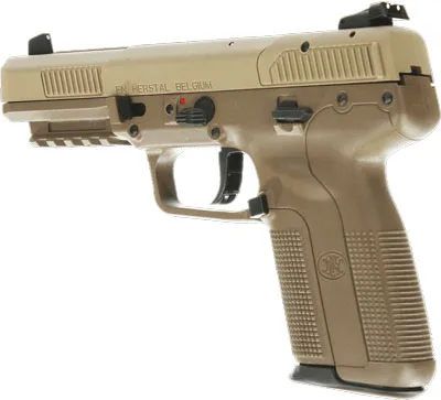 FN Five-seveN 5.7x28mm Flat Dark Earth pistol with 4.8 inch barrel