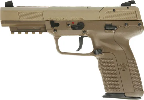 FN Five-seveN 5.7x28mm Flat Dark Earth pistol with 4.8 inch barrel