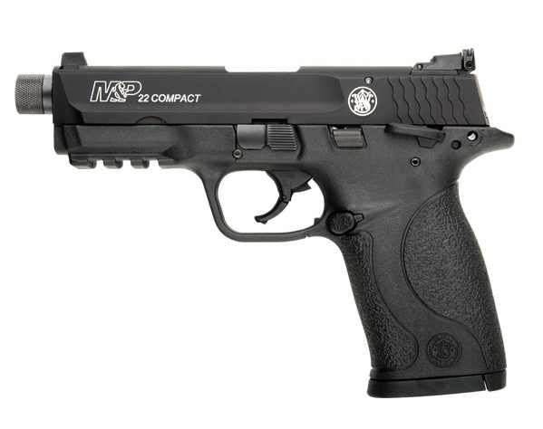 Smith & Wesson M&P22 Compact .22 LR 3.56 in Threaded Barrel Black