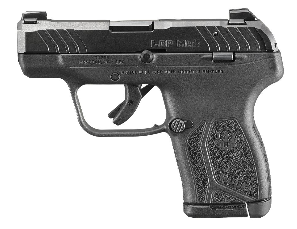 RUGER LCP MAX 380ACP BL/POLYMER 10+1