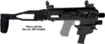 CAA MCK MICRO CONVERSION KIT - GEN 2 FOR GLOCK 43 BRACE BLACK
