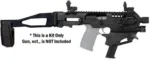 CAA MCK MICRO CONVERSION KIT - S&W SD9/SD40 BRACE BLACK