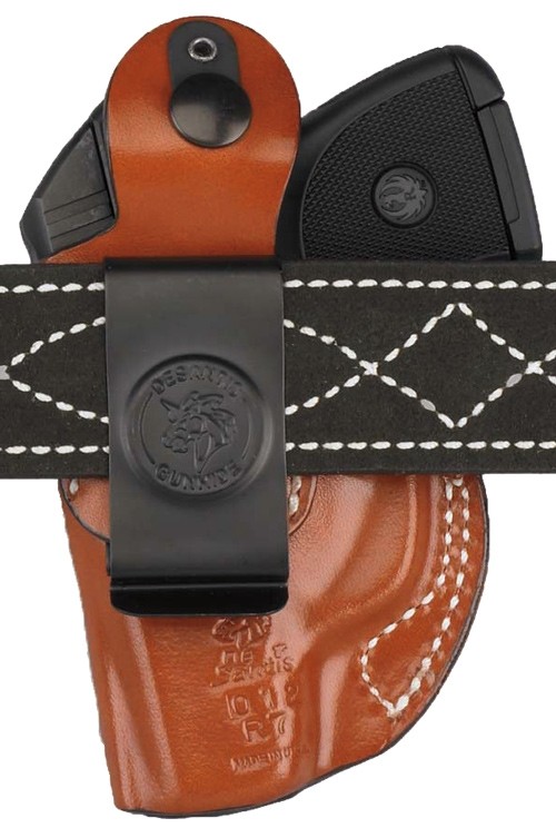 DESANTIS MAVERICK HOLSTER RH - OWB LEATHER S&W B-GUARD 380 TN - Image 2