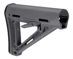 Magpul MAG400-GRY MOE Carbine Stock Stealth Gray Synthetic for AR-15, M16, M4 with Mil-Spec Tube (Tube Not Included)