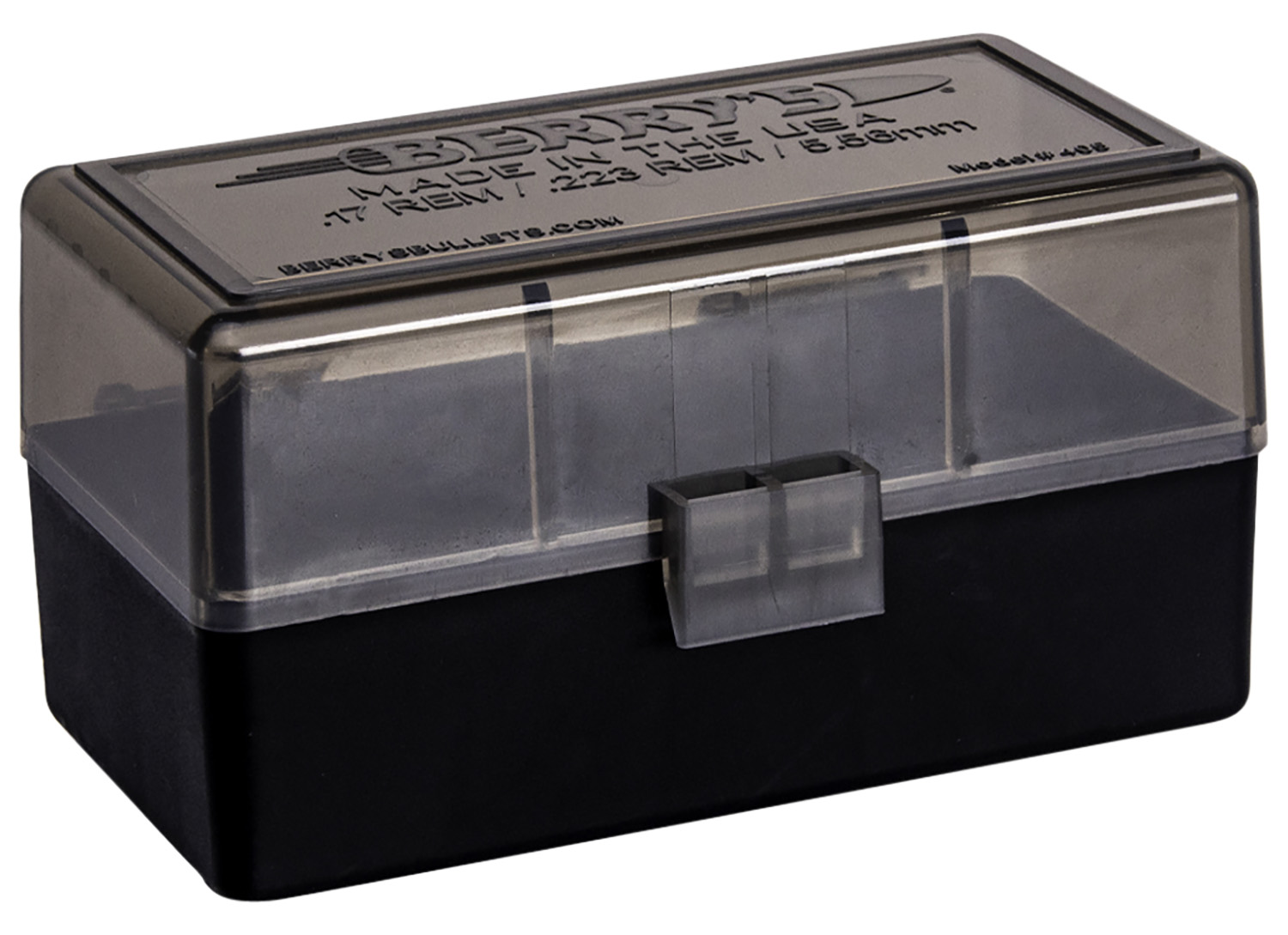 Berry's 29682 Ammo Box 223Rem/5.56NATO Smoke/Black Polypropylene 50rd