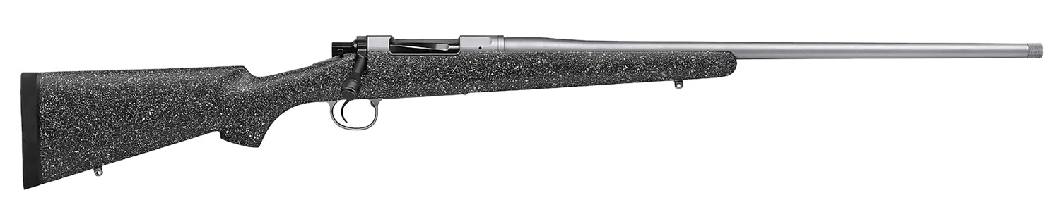 Nosler 40121 M21 6.5 Creedmoor 4+1 22" Barrel, Stainless Steel Nitride Metal Finish, Gray Speckled Black All-Weather Epoxy Stock