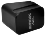 Warne MEG1754BLK Magazine Extension  made of 6061-T6 Aluminum with Hardcoat Anodized Black Finish for Glock 17, 22 Magazines (Adds 5rds 9mm Luger, 4rds 40 S&W)