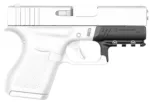 Recover Tactical GR4301 Compact Rail Adapter for Glock 43 43X and 48  Black