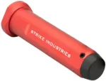 Strike Industries ARBHMILRED Buffer Housing AR Mil-Spec Red Anodized Aluminum for Mil-Spec Buffers