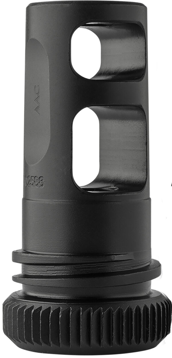 ADVANCED ARMAMENT COMPANY 64132 Blackout Muzzle Brake 22 Cal 1/2"-28 tpi, Black Steel, for AAC 51T Suppressors