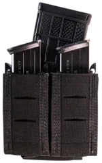 High Speed Gear 41TP02BK TACO Duty Double (2 Pistol/1 Rifle), Black Nylon with MOLLE Exterior, Fits MOLLE & 2" Belt
