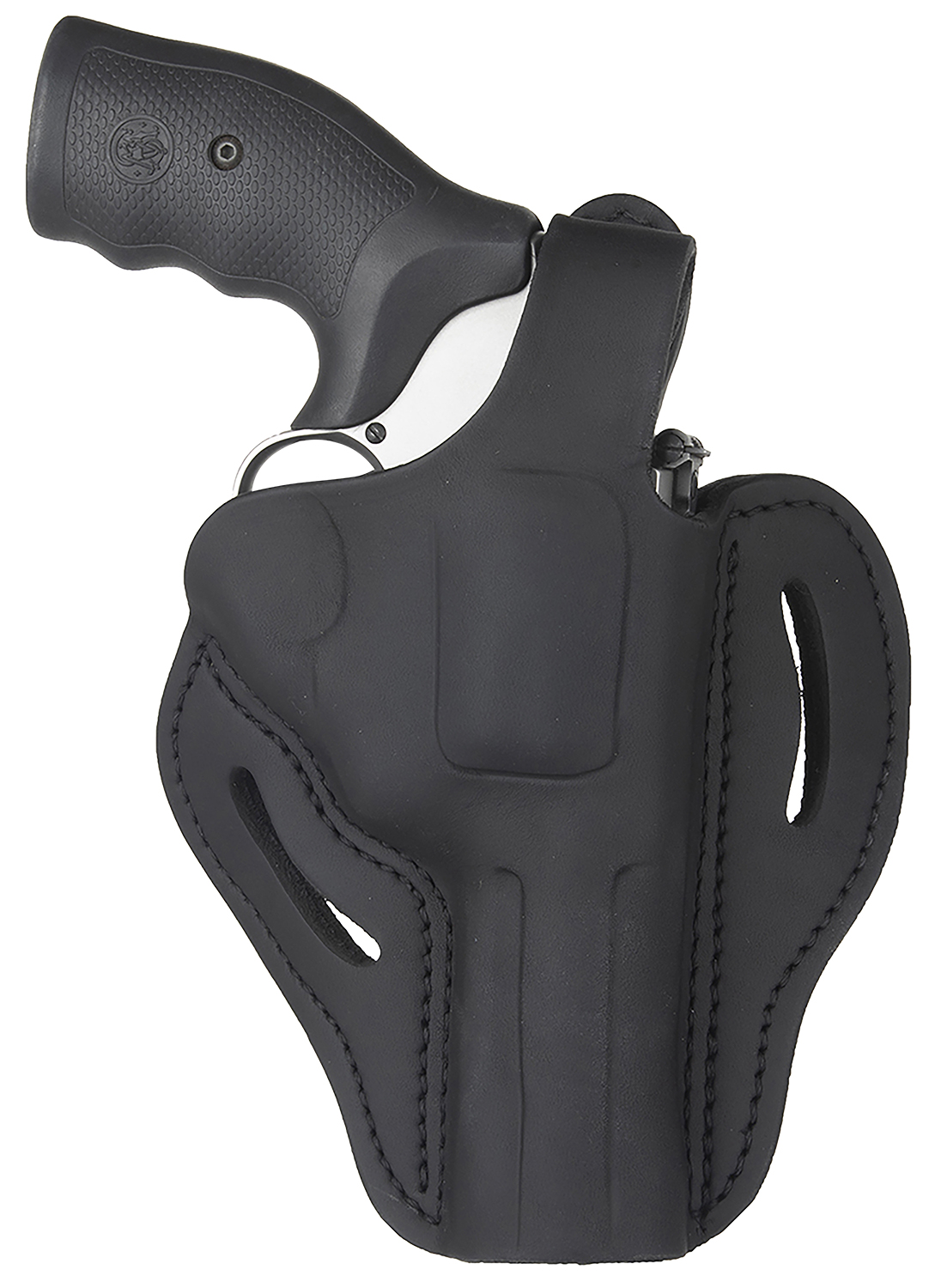1791 Gunleather RVHX2SBLR RVHX-2 OWB Size 02 Stealth Black Leather Fits Up to 4" Barrel, K/L-Frame, Belt Slide Right Hand