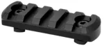 Warne 6202M M-LOK 5 Slot Rail  Black Anodized