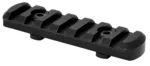 Warne 6203M M-LOK  7 Slot Rail  Black Anodized