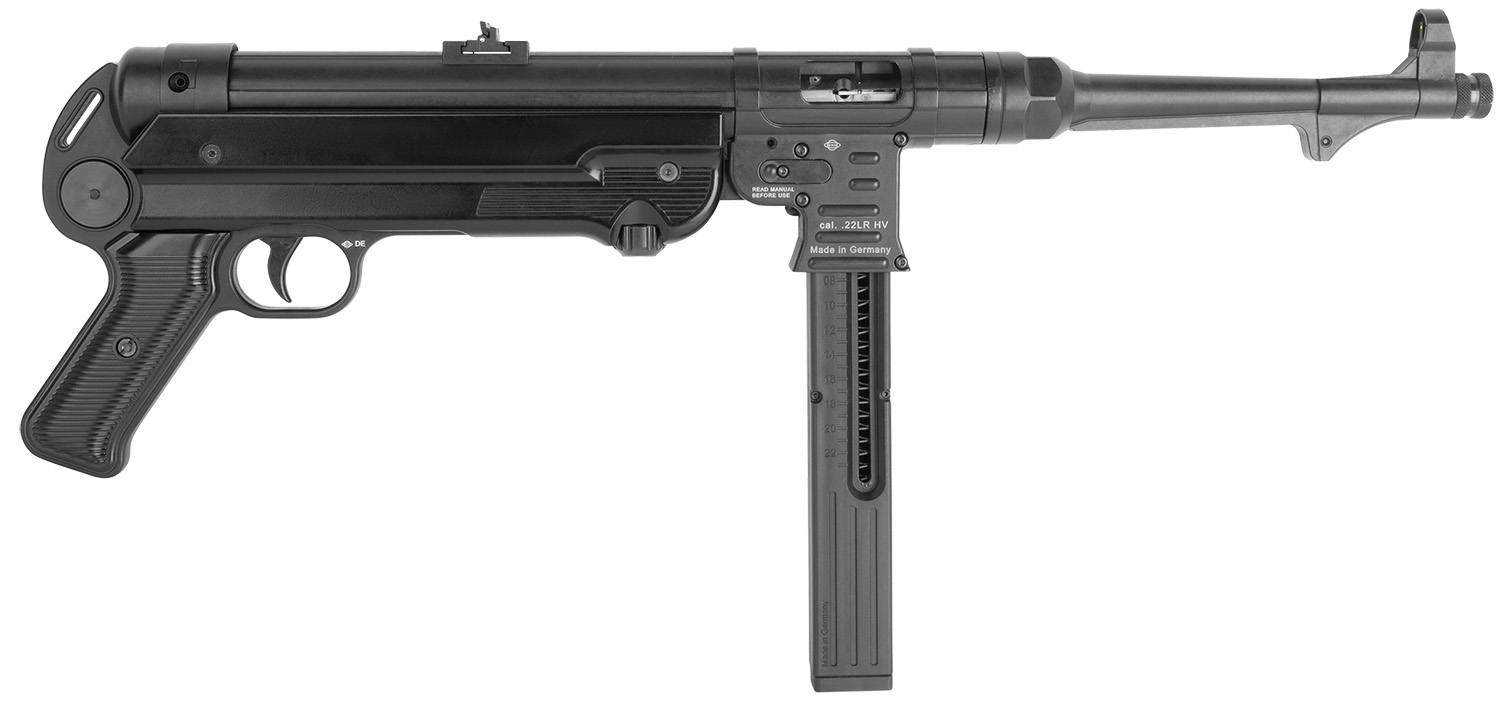 BLG Mauser MP40 P .22 LR 10″ Black Polymer Grip