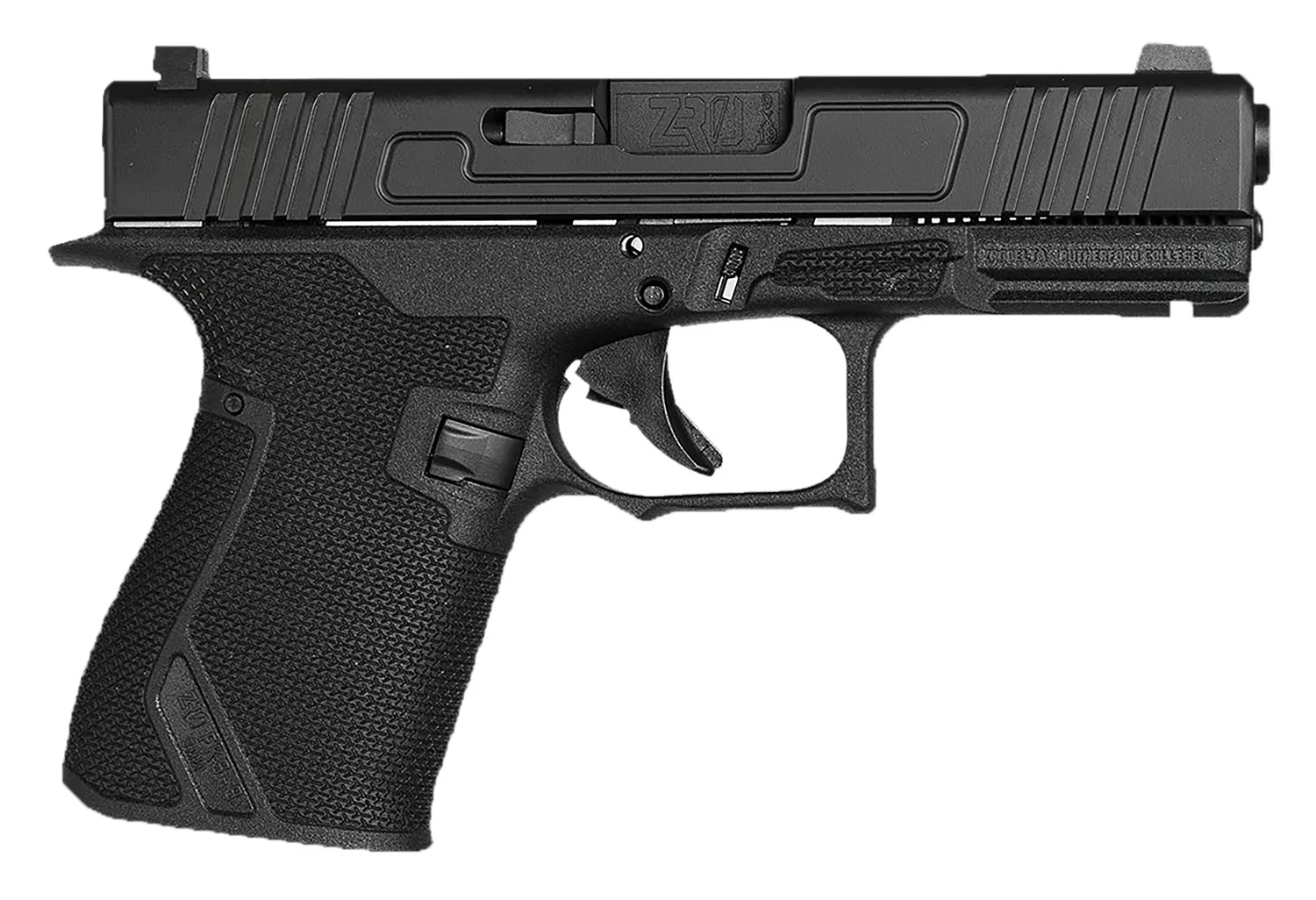 ZRODELTA FKS-9 9mm 4-inch black nitride barrel serrated slide polymer frame