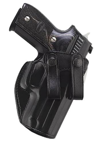 Galco SUM226B Summer Comfort IWB Black Leather Compatible w/ Glock 19X/19 Gen1-5/23 Gen2-5 Belt Loop Mount Right Hand