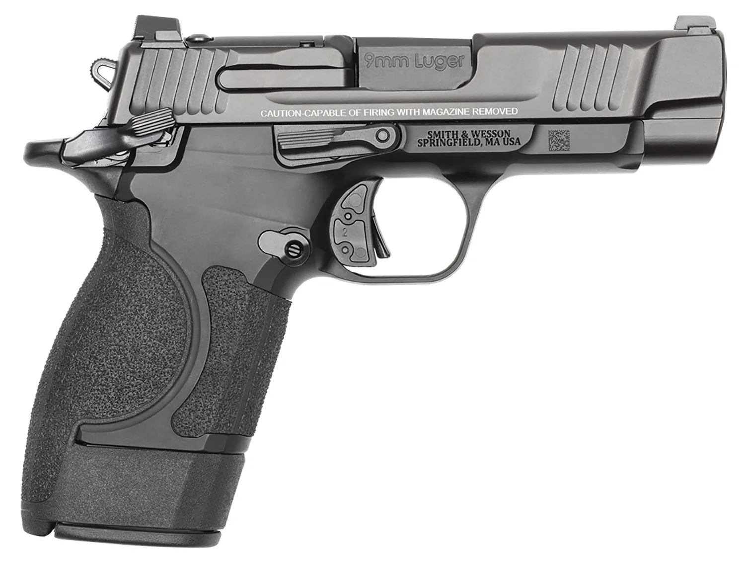 Smith & Wesson CSX E-Series 9mm 3.6in pistol in black with two 10-round magazines