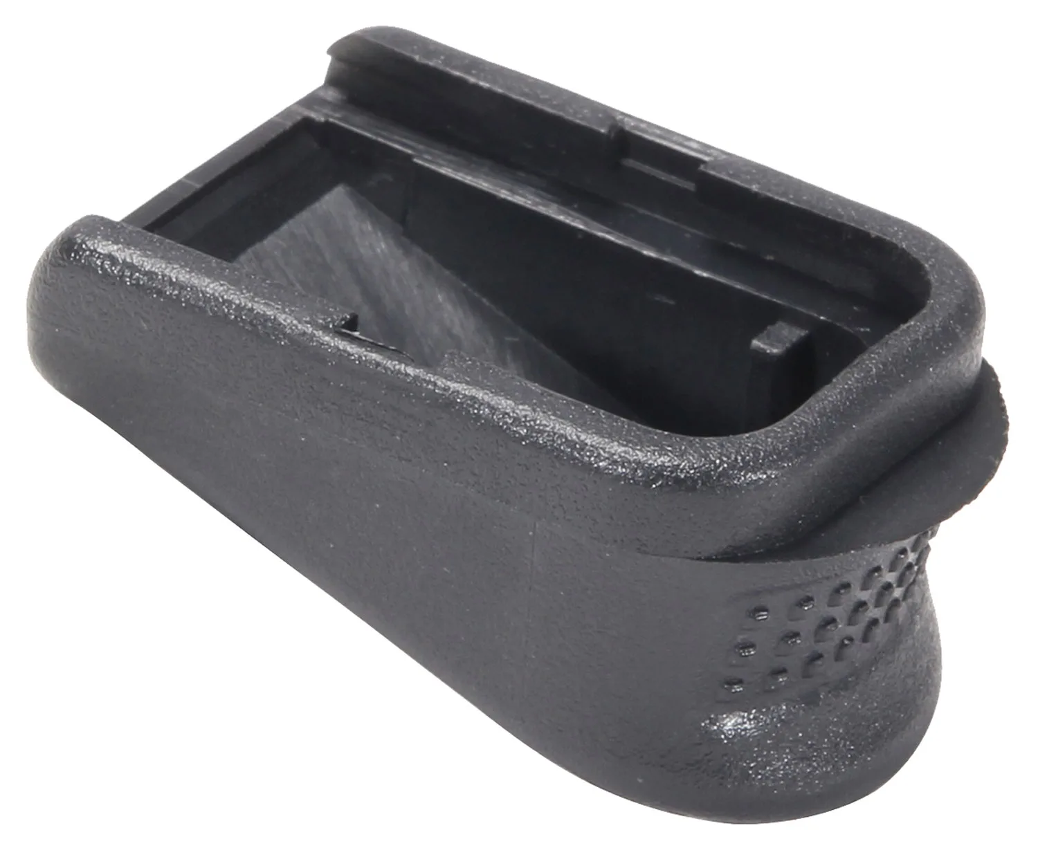 Pachmayr 03882 Grip Extender Extended 2rds, Compatible w/Glock26/27/33/39 add 2rd, Black Polymer 2 Per Pack