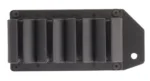 TacStar 1081130 SideSaddle  Rem 870/1100/1187 20 Gauge 4rd Black Polymer w/Aluminum Mounting Plate