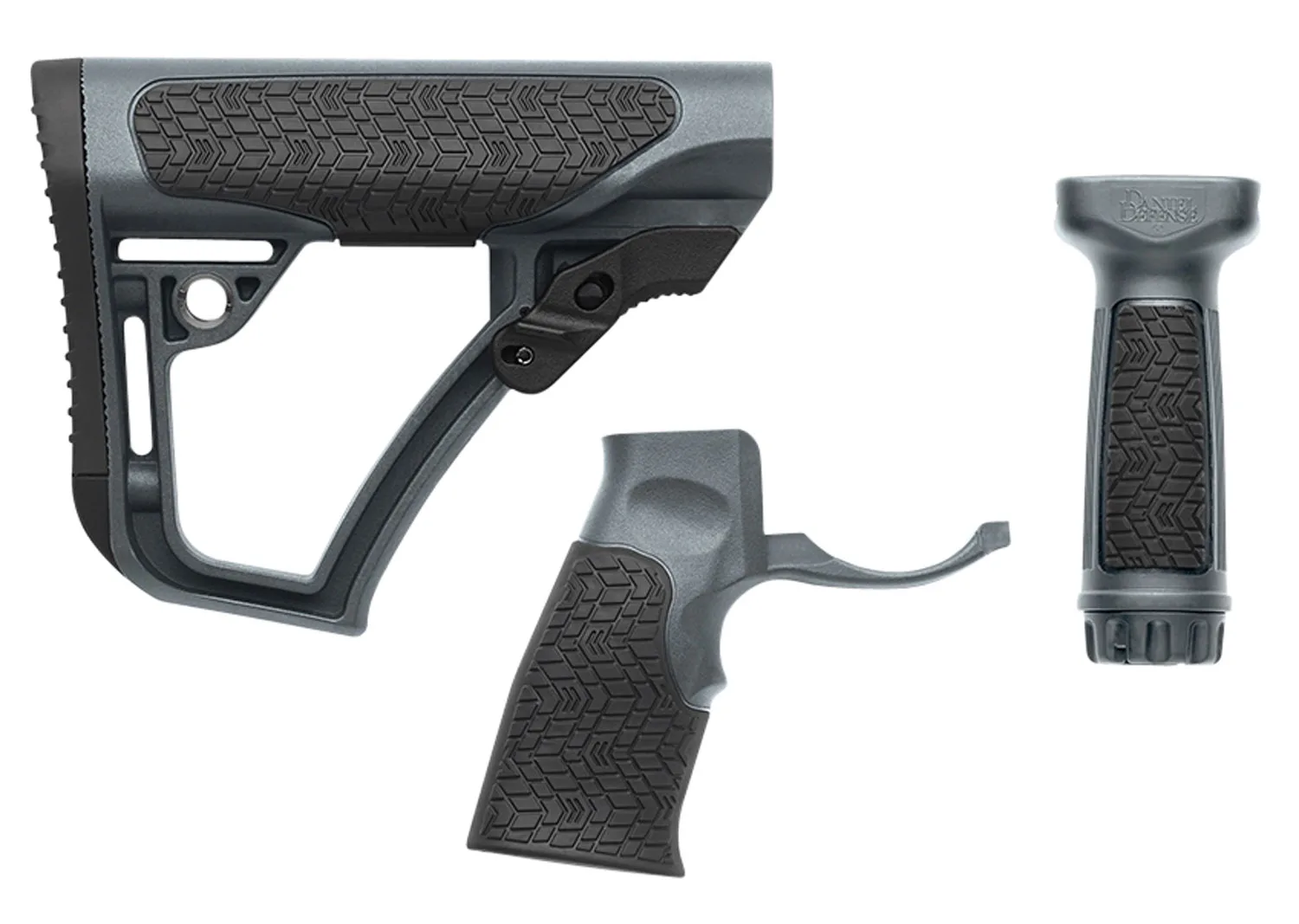 Daniel Defense 2810206145012 OEM Collapsible Daniel Defense Tornado Polymer, Front & Pistol Grip, for AR-Platform with Mil-Spec Receiver Extension (Tube Not Included)